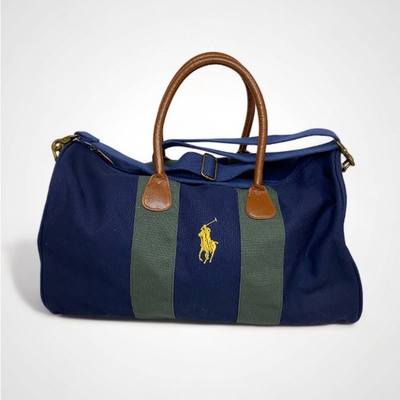 Ralph Lauren Handbags - Vintage Polo Ralph Lauren The World Of Polo Classic Duffle Bag